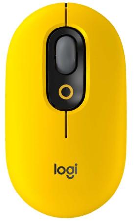 Мышь беспроводная Logitech POP Mouse Blast жёлтый USB + Bluetooth 910-006546 (Уценка, б/у)