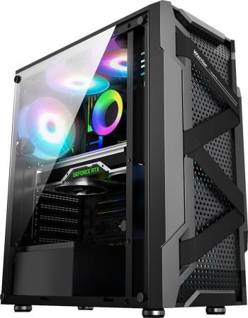 Корпус ATX ALSEYE Warrior-B Без БП черный Warrior-B (Уценка, мех повреждение)