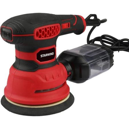 Эксцентриковая шлифмашина Starwind OS125-400S1 400Вт D125мм