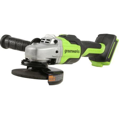 Углошлифовальная машина Greenworks GD24AG 10500об/мин рез.шпин.:M14 d=125мм (3200207)