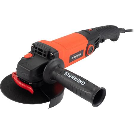 Углошлифовальная машина Starwind AG125LE-1300 1300Вт 11000об/мин рез.шпин.:M14 d=125мм