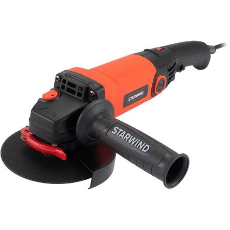 Углошлифовальная машина Starwind AG125LE-1500 1500Вт 11000об/мин рез.шпин.:M14 d=125мм