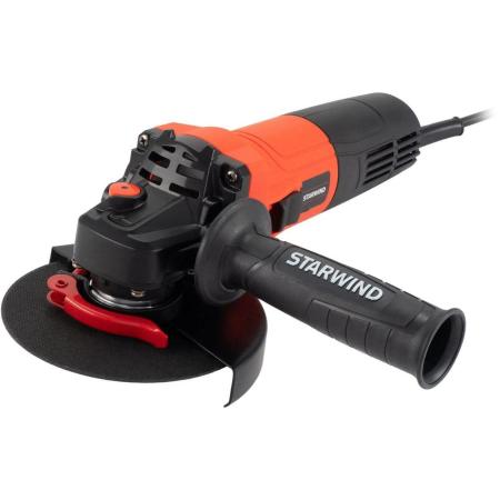 Углошлифовальная машина Starwind AG125E-1100 1100Вт 11000об/мин рез.шпин.:M14 d=125мм