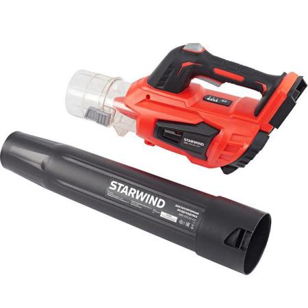 Воздуходувка Starwind SBB-570.20-0.0 пит.:от аккум. красный/черный
