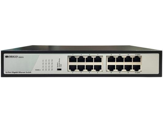 Коммутатор Origo OS2216 OS2216/A1A (L2) 16x1Гбит/с неуправляемый