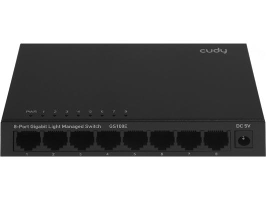 Коммутатор Cudy GS108E (L2+) 8x1Гбит/с настраиваемый