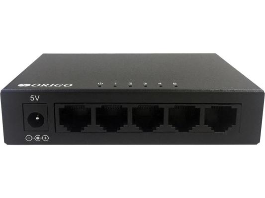 Коммутатор Origo OS2205 OS2205/A2A (L2) 5x1Гбит/с неуправляемый