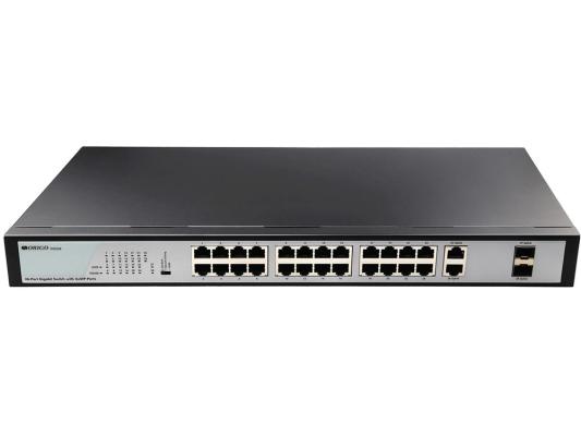 Коммутатор Origo OS2228 OS2228/A1A (L2) 26x1Гбит/с 2SFP неуправляемый