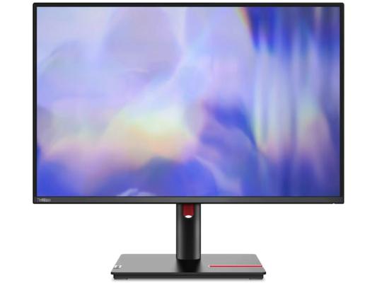 Монитор Lenovo 23.8" ThinkVision T24d-30 черный IPS LED 4ms 16:10 HDMI M/M матовая HAS Piv 1500:1 300cd 178гр/178гр 1920x1200 100Hz VGA DP WU USB 5.14кг