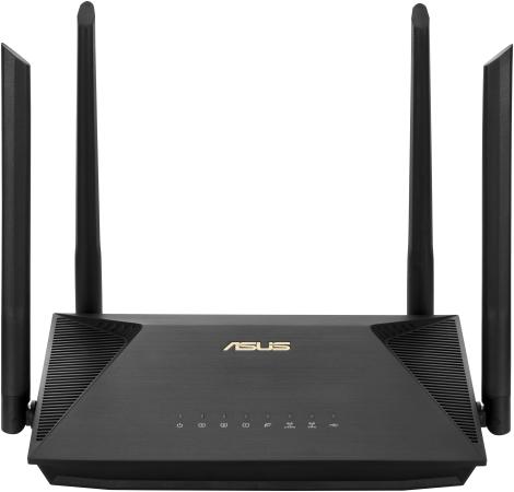 Wi-Fi роутер ASUS RT-AX53U 802.11ax 1200Mbps 2.4 ГГц 5 ГГц 3xLAN USB черный (Уценка,  б/у)