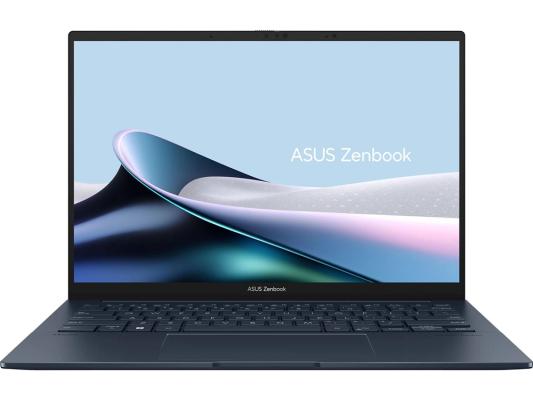 Ноутбук ASUS Zenbook 14 UX3405CA-PP1158 14", OLED, Intel Core Ultra 7 255H 2ГГц, 16-ядерный, 16ГБ LPDDR5x, 1ТБ SSD,  Intel Arc  140T, без операционной системы, синий [90nb14w1-m01pp0]