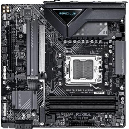 Материнская плата Gigabyte B850M EAGLE WIFI6E, Socket AM5, AMD B850, mATX, Ret