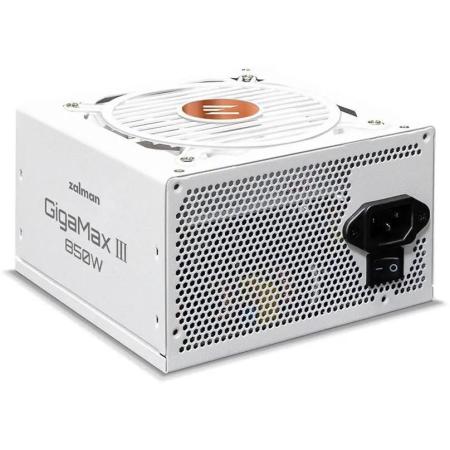 Блок питания Zalman ZM850-GV3 Wh,  850Вт,  80 PLUS BRONZE,  120мм, белый, retail