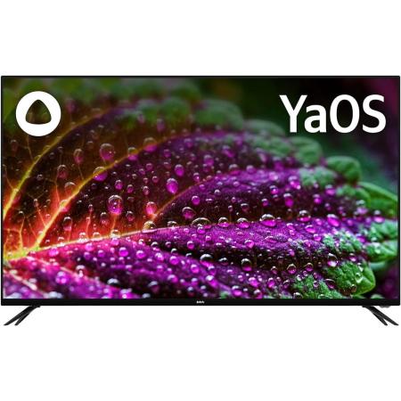 55" Телевизор BBK 55LEX-8219/UTS2C (B) 4K Ultra HD, черный, СМАРТ ТВ, YaOS