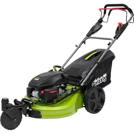 Grizzly газонокосилка бензиновая 6 л.с., 50 см (трехколесная, поворотные колеса) SKY-11