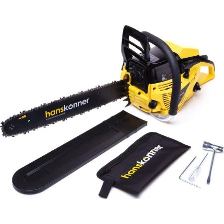 Hanskonner Бензопила 2.2кВт/3.0лс, 54 см3, шина 18", HGC2218