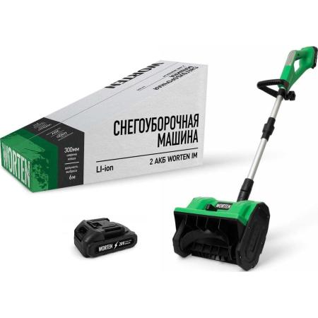 WORTEN Снегоуборочная машина 1х4.0 Ач КА-90000441