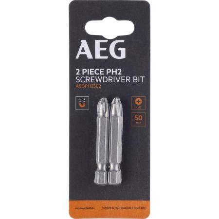 AEG Биты 2шт.РН2x50mm ASDPH2502 4932479505