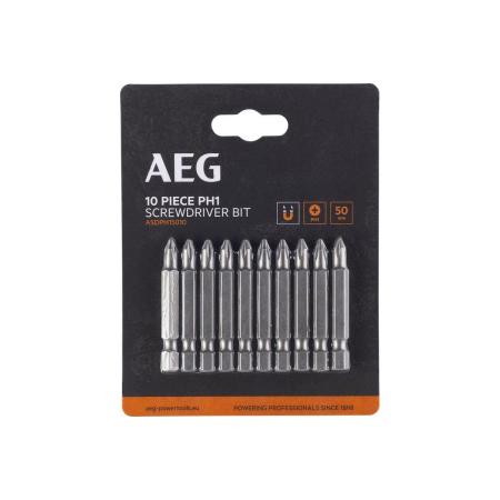 AEG Биты 10шт.РН1x50mm ASDPH15010 4932479513