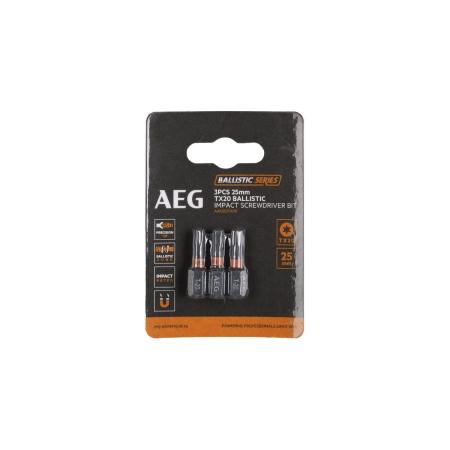 AEG Биты Ударные 3шт.Ударные TX20х25mm AAK253TX20 4932479174