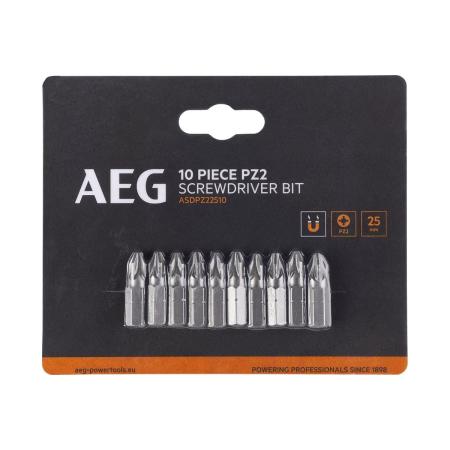 AEG Биты 10шт.РZ2x25mm ASDPZ22510 4932479522