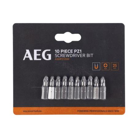 AEG Биты 10шт.РZ1x25mm ASDPZ12510 4932479523