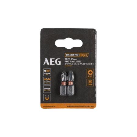 AEG Биты Ударные 2шт.Ударные PH2х25mm AAK252PH2 4932479164