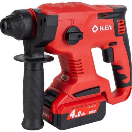 KEN Перфоратор BL2120-40C (20V 4.0AhВ) с рег.об. д.3-22мм 0-1400об./мин 115.413.9405