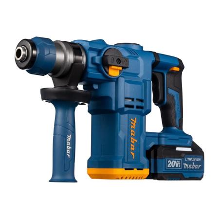 MABAR АККУМУЛЯТОРНЫЙ БЕСЩЕТОЧНЫЙ УДАРНЫЙ ПЕРФОРАТОР СО СВЕТОДИОДНОЙ ПОДСВЕТКОЙ РАБОЧЕЙ ЗОНЫ, МОДЕЛЬ 2600-21700