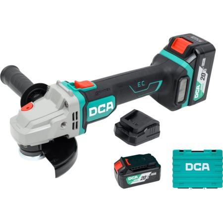 DCA Угловая шлифовальная машина аккумуляторная ADSM06-115 (TYPE EM)