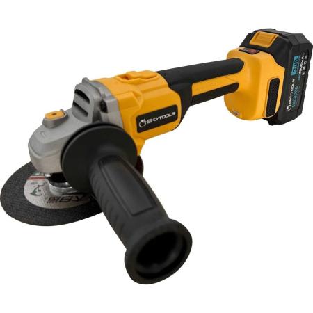 Skytools Аккумуляторная углошлифовальная машина (4.0 ач х 2) SK129