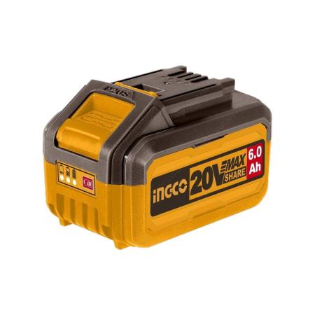 INGCO Аккумуляторная батарея 20В/6.0Ач. INDUSTRIAL FBLI2060