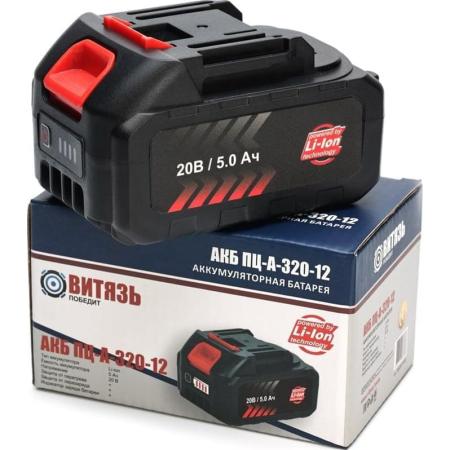 Витязь Аккумулятор тип-м 20 в, 5,0 а Li-on АКБ-ПЦ-А-320-12 18032001-АКБ-5