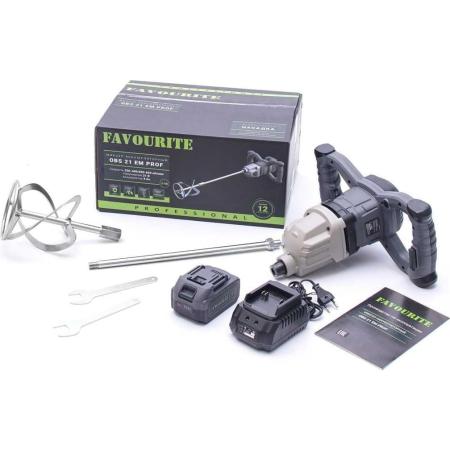 FAVOURITE Миксер аккумуляторный 21В, 4Ач OBS 21 EM PROF