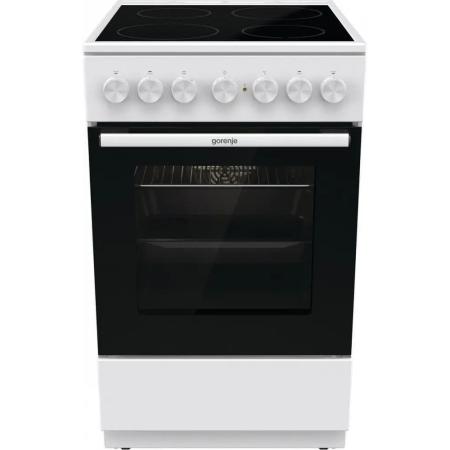 Электрическая плита Gorenje GEC5B42WG,  стеклокерамика,  электрическая,  без крышки,  белый