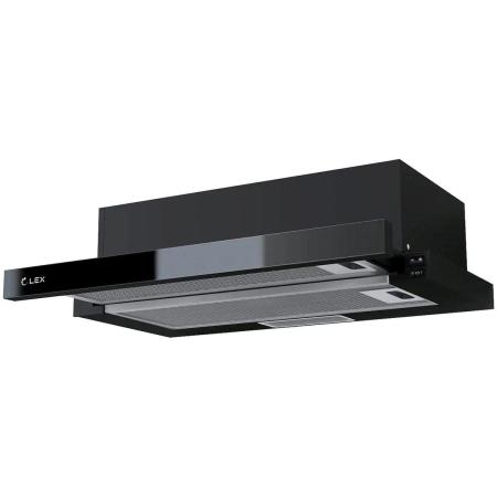 Встраиваемая вытяжка LEX Hide G 600, управление кнопочное, черный [chat000127]