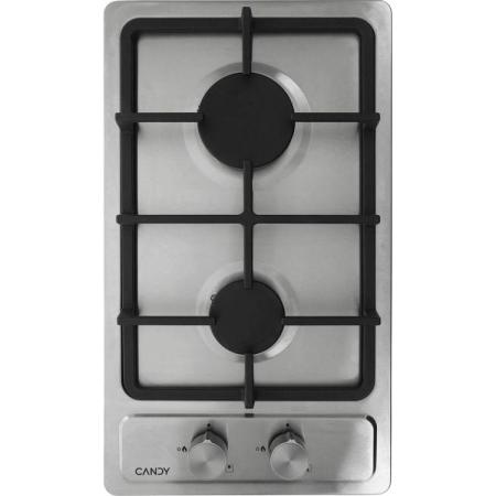 Газовая варочная панель Candy CHXM32CX,  2 конфорки,  нержавеющая сталь,  серебристый