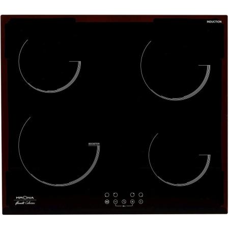 Индукционная варочная поверхность Krona Vento 60, конфорок: 4 шт.,  стеклокерамика,  независимая, черный