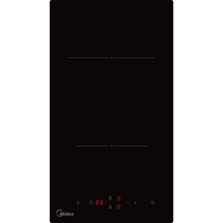 Электрическая варочная поверхность Midea MCH32203, конфорок: 2 шт.,  стеклокерамика,  независимая, черный