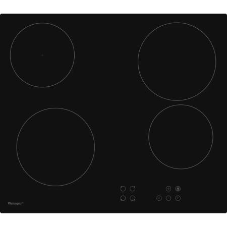 Электрическая варочная поверхность WEISSGAUFF HV 640 BA, конфорок: 4 шт.,  стеклокерамика,  независимая, черный