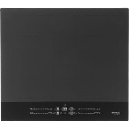 Индукционная варочная поверхность Hyundai HHI 6786 GR, конфорок: 4 шт.,  темно-серый
