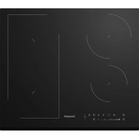 Индукционная варочная поверхность HOTPOINT HS 3560B BF, конфорок: 4 шт.,  стеклокерамика,  независимая, черный