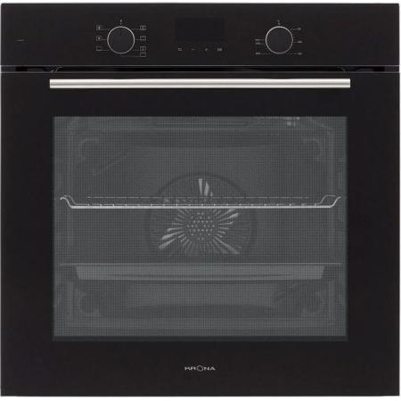 Духовой шкаф электрический Krona Element D Plus,  72л,  дверца с 2 стеклами,  черный