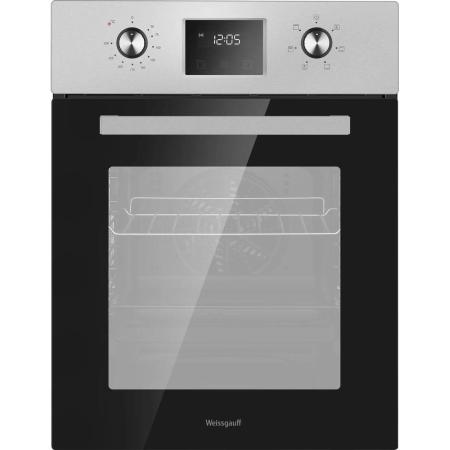 Духовой шкаф электрический WEISSGAUFF EOY 456 PDX,  50л,  дверца с 3 стеклами,  нержавеющая сталь