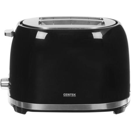 Тостер CENTEK CT-1432,  черный/стальной [ct-1432 black]