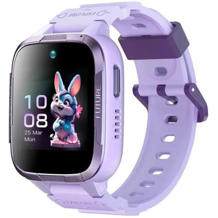 Смарт-часы Honor Kids Watch Plus 4G TAR-WB01,  48.5мм,  1.3",  фиолетовый/фиолетовый [5504acfc]