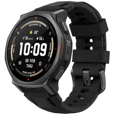 Смарт-часы AMAZFIT T-rex 3 Pro A2549,  44мм,  1.32",  черный/черный [6972596109648]