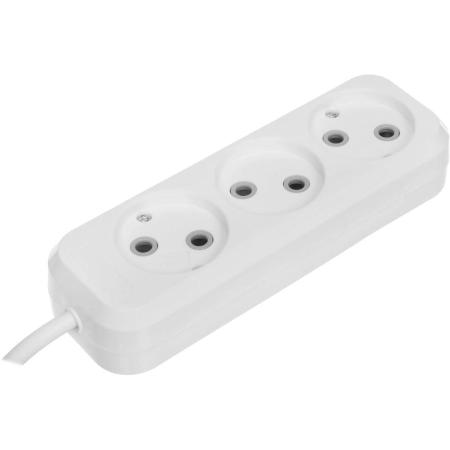 Сетевой удлинитель Defender B230, 2м, белый [99276]