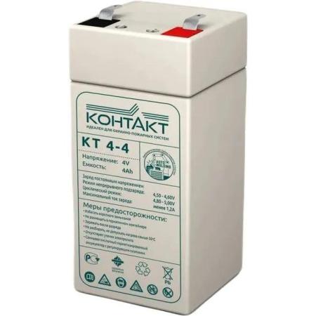 Аккумуляторная батарея КОНТАКТ КТ 4-4 для ИБП 4В,  4Ач [kntkt0400040s48]