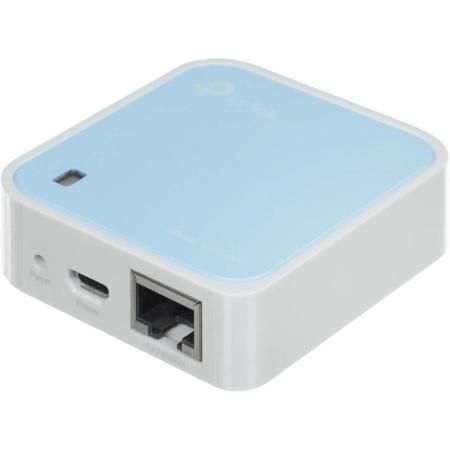 Wi-Fi роутер TP-LINK TL-WR802N,  Wi-Fi 4,  N300,  2.4ГГц, 1 WAN/LAN, белый
